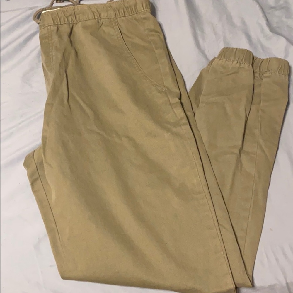 Olive jogger pants